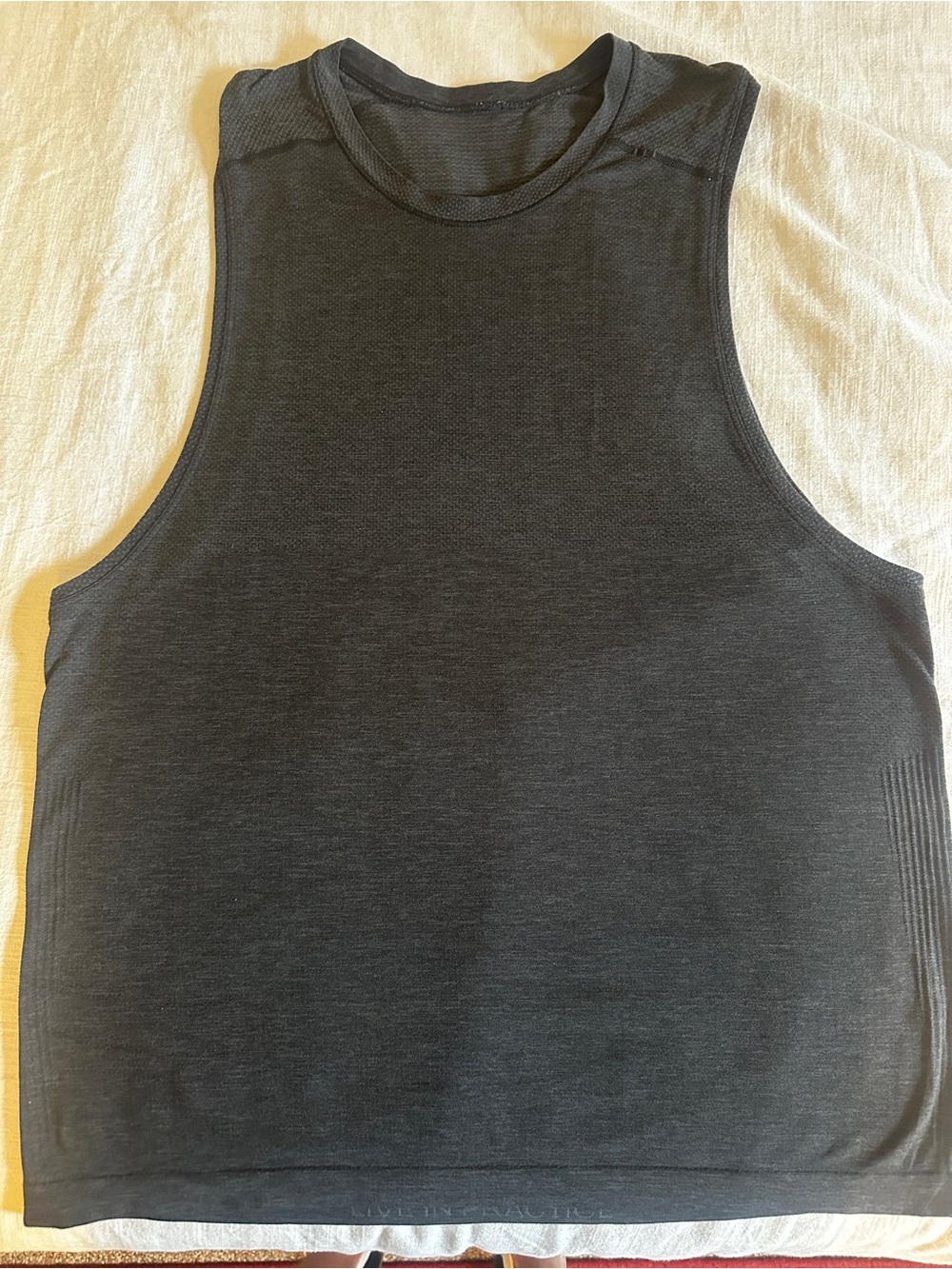 lululemon athletica Men's Charcoal Gray Tank Top